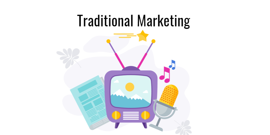 It is used for the traditional marketing